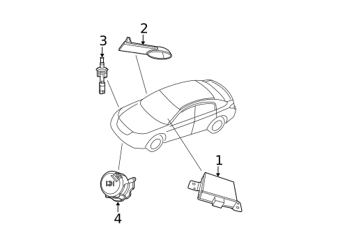Alarm System for 2014 Dodge Avenger #0