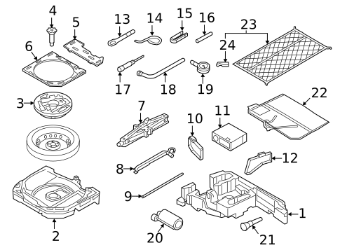 Jack & Components for 2021 Audi TT RS Quattro #0