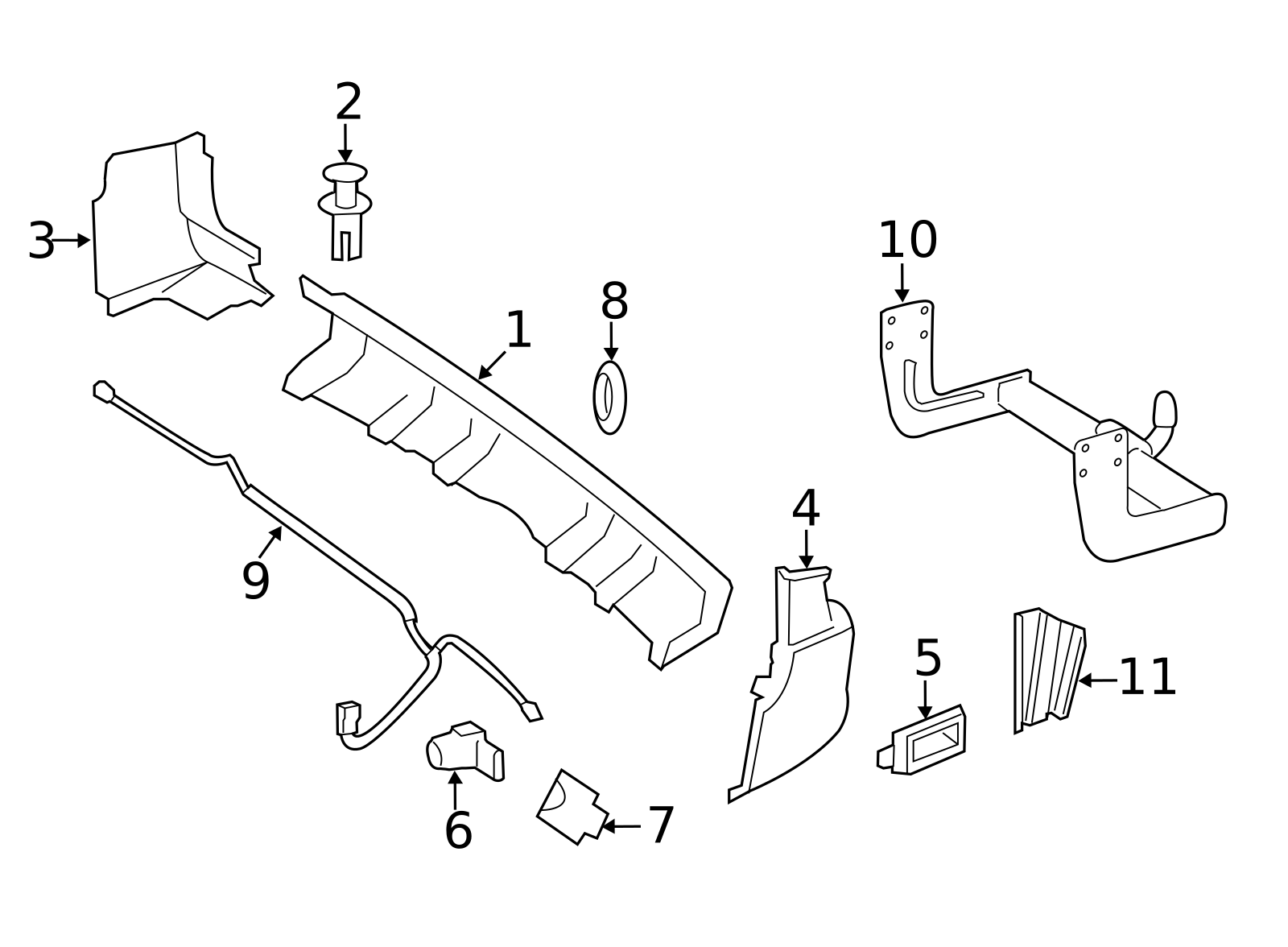 906-880-26-71-9B51 - Side Cover 2010-2018 Mercedes-Benz | Mercedes