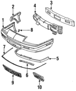 14087703 - Body: Bumper Cover for Pontiac: Grand Prix Image