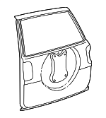 6700542022 - : Door Shell for Toyota: RAV4 Image