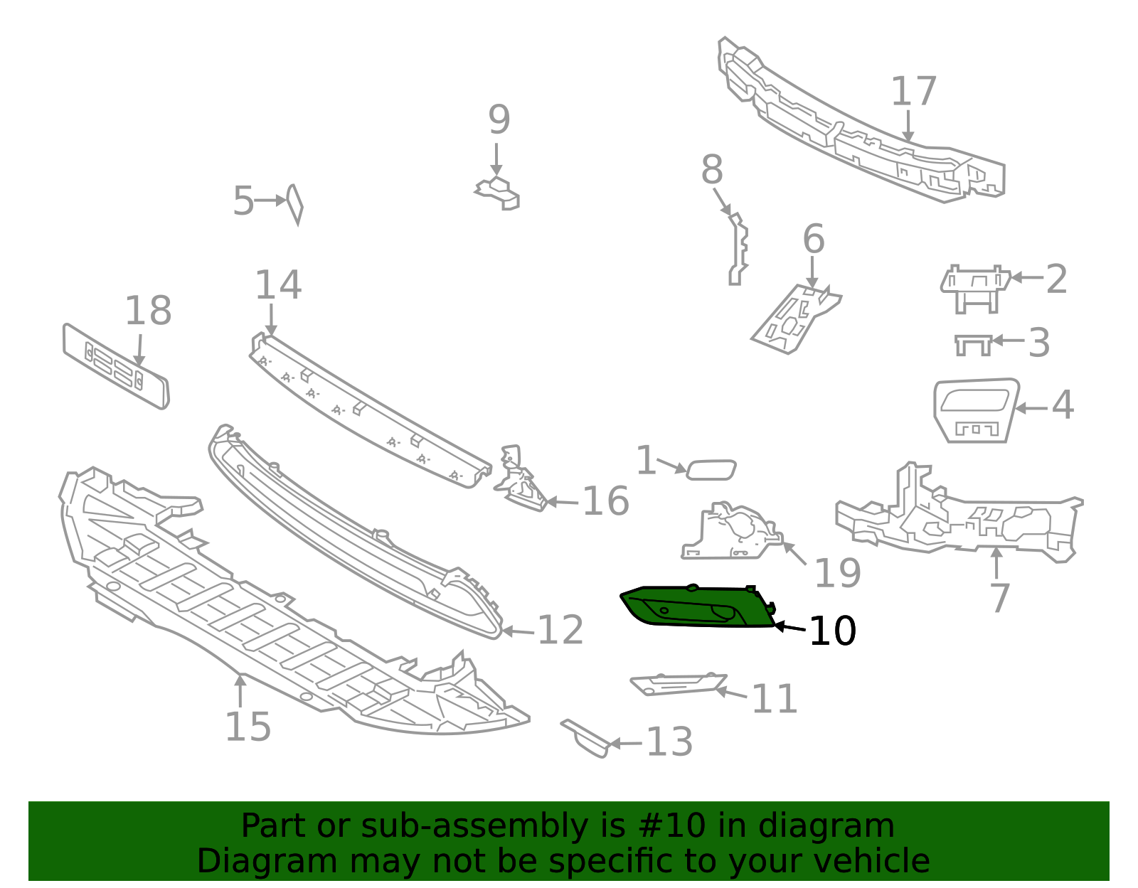32227360 - High-Quality Fog Light Trim for 2021-2025 Volvo V90 Cross ...