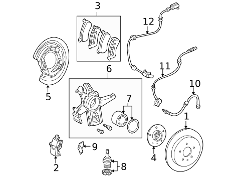 Rear Brakes for 2002 Mercedes-Benz ML500 #0