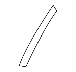 822501M200 - Body: Drip Molding for Kia Image