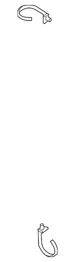 K2A167C11A - Body: Drain Hose Clip for Kia: Spectra, Spectra5 Image