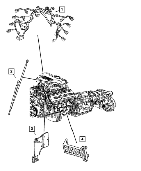 Wiring-Engine & Related Parts for 2006 Dodge Ram 3500 #4