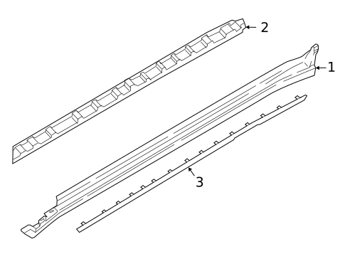 Exterior Trim - Pillars for 2021 BMW X6 #1