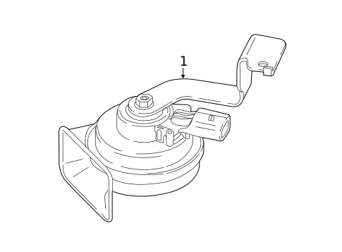 Horn for 2016 BMW i8 #0