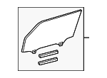 6810112B51 - : Door Glass for Scion: xB Image