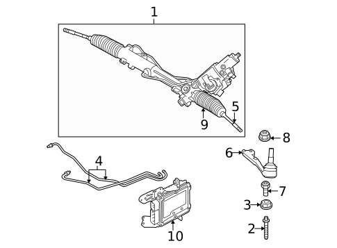 Steering Gear & Linkage for 2007 BMW 328i #3