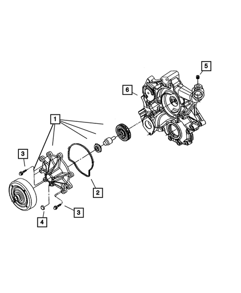 Water Pump and Related Parts for 2009 Dodge Ram 1500 #0