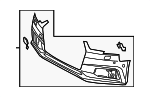 8W0807065RGRU - Body: Bumper Cover for Audi: A4, A4 Quattro Image