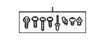 8W0098627A - Body: Bumper Cover Hardware Kit for Audi Image