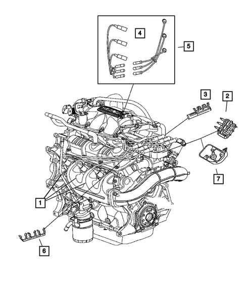 Spark Plugs-Cables-Coils for 2006 Chrysler Pacifica #0