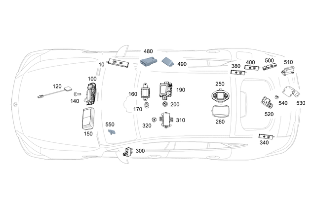 2138270000 - : Antenna Cover for Mercedes-Benz Image