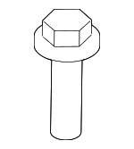 957010601808 - Engine: Front Bracket Bolt for Honda: Civic, Element, Odyssey Image