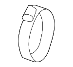 17315RFE003 - : Air Flow Tube Clamp for Honda: Civic, CR-V, Element Image