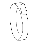 17314PPD003 - : Air Flow Tube Clamp for Honda: Civic, CR-V, CR-Z, Element Image