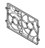 8W0121207C - Cooling System: Fan Shroud for Audi Image