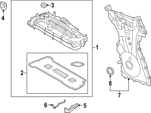 Valve & Timing Covers for 2023 Ford Maverick #0