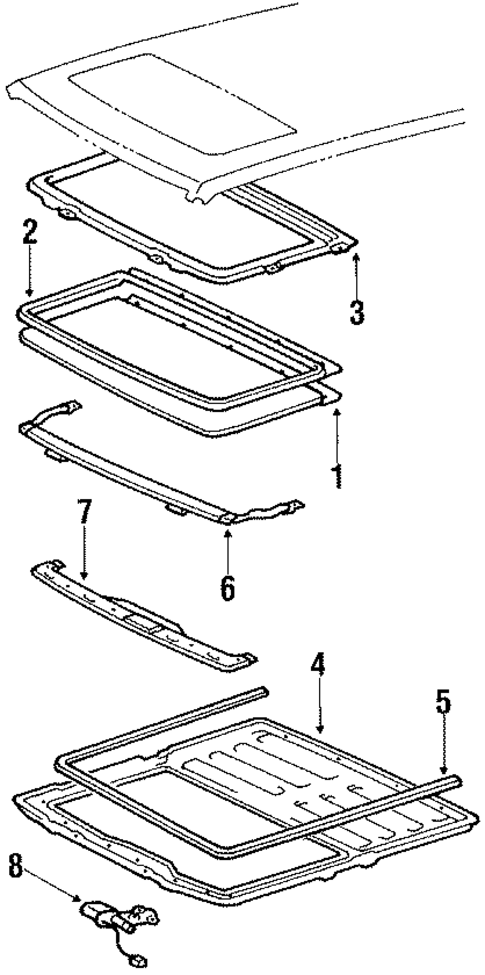 Sunroof for 1986 Toyota Tercel #0