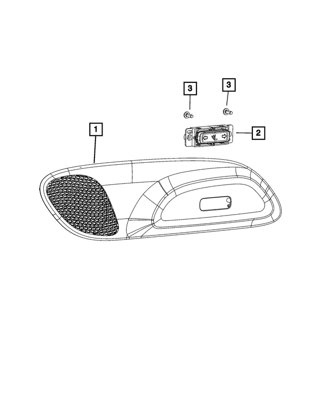 68263848AA - : Seat Recline Switch for Mopar Image