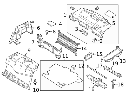 Interior Trim - Rear Body for 2012 Lincoln MKZ #0
