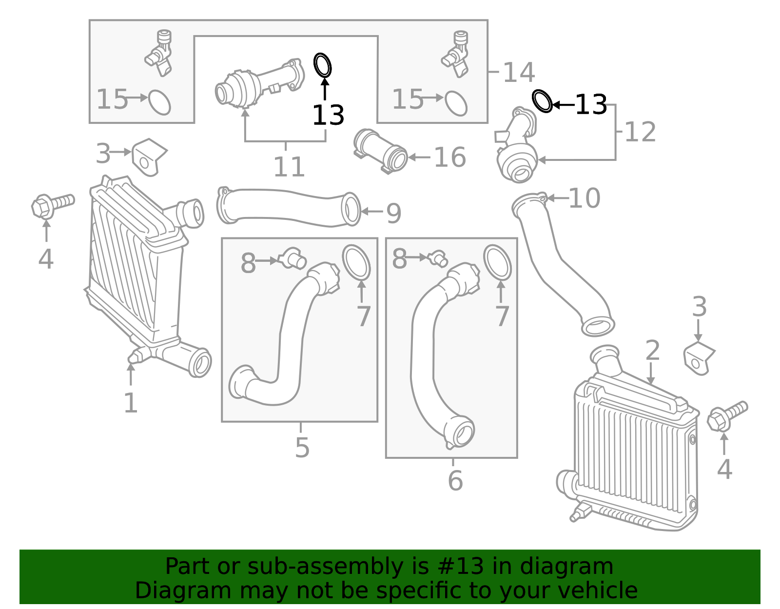 Upper Press Tube O-Ring - Porsche (N-903-445-01)