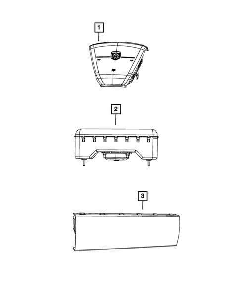 Air  Bags for 2017 Dodge Journey #2