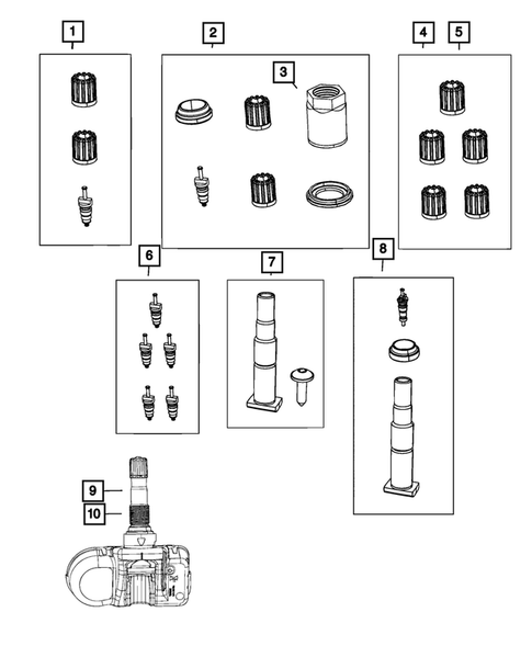 Tire Monitoring System for 2019 Chrysler 300 #0