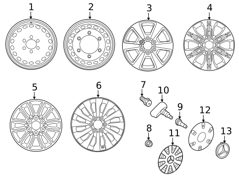 Covers & Trim for 2023 Mercedes-Benz Sprinter 1500 #0
