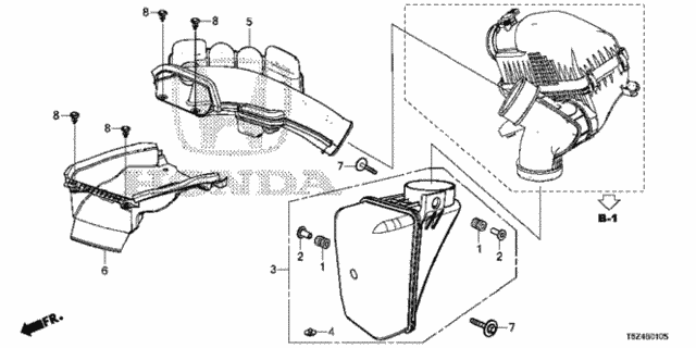 Resonator Chamber for 2019 Honda Ridgeline #0