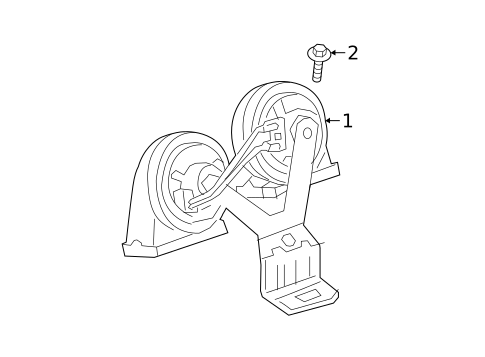 Horn for 2022 Cadillac XT6 #0