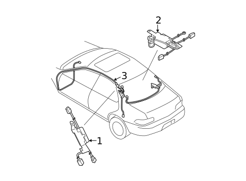 Antenna & Radio for 2004 Subaru Impreza #1