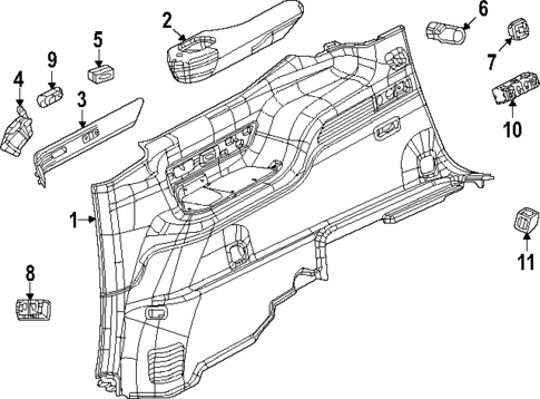 Liftgate for 2023 Jeep Grand Wagoneer L #2