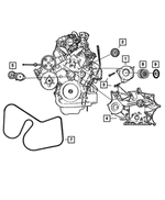 53013559AA - Electrical: Alternator Pulley Cap for Mopar Image