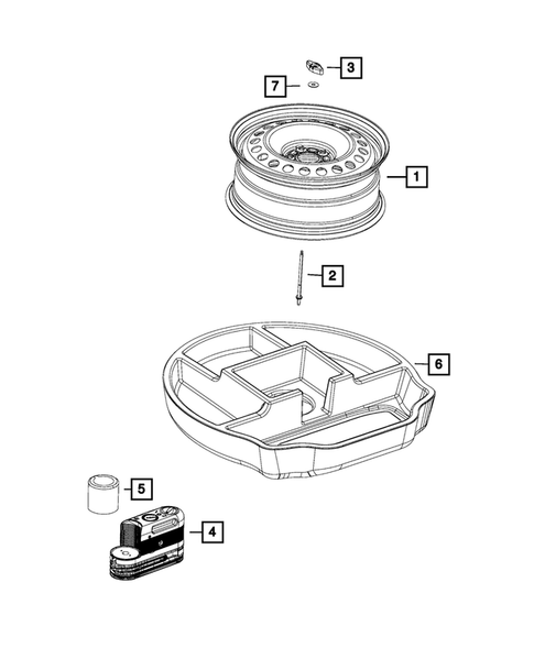 Wheel Spare for 2015 Chrysler 200 #0