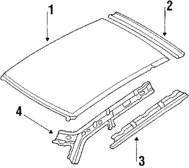 76310D0100 - : Roof Rail for Nissan Image