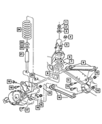 6503029 - Front Suspension: Hex Nut for Mopar Image