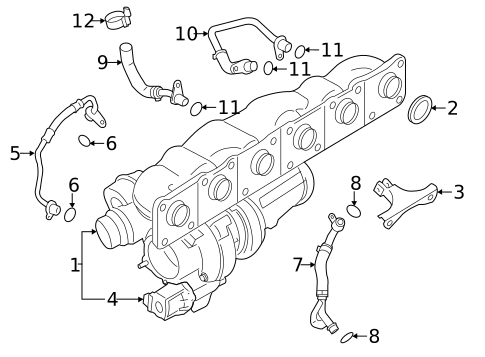Turbocharger & Components for 2016 BMW 435i Gran Coupe #0