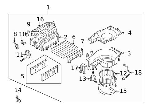 Blower Motor & Fan for 2004 Suzuki XL-7 #0