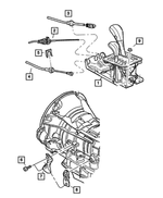 52109670AD - Automatic Transmission Multi-Speed: Shifter Housing And Lever for Mopar Image