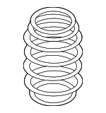 8S0511115ET - : 2016-2023 Audi - Coil Spring for Audi: TT Quattro, TT RS Quattro, TTS Quattro Image