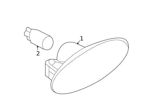 Bulbs - Chassis for 2011 Nissan LEAF #2