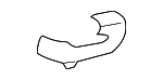 99655506100P13 - Body: Seat Belt Guide for Porsche Image