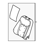 D2BZ5464811G - : Seat Back Pad for Ford: Fiesta Image