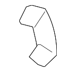 7338306010 - Electrical: Outer Belt Assembly Hook for Toyota Image