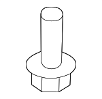 90853SZTG01 - Body: Fender Rivet for Honda Image