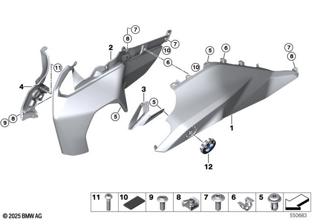 7145A42E91 - Frame and Mounting Parts: Expanding Rivet -  for BMW-Motorrad Image image