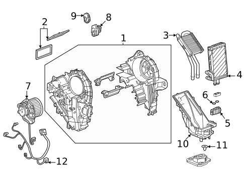 A/C Flow Restrictors for 2025 GMC Yukon XL #1